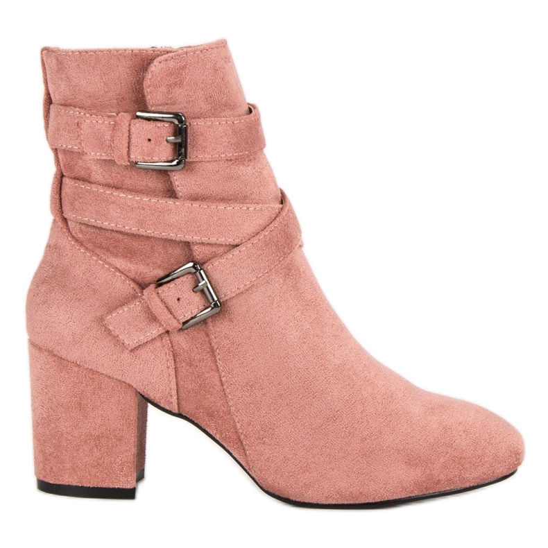 Seastar Stiefel mit hohen Absätzen aus Wildleder rosa