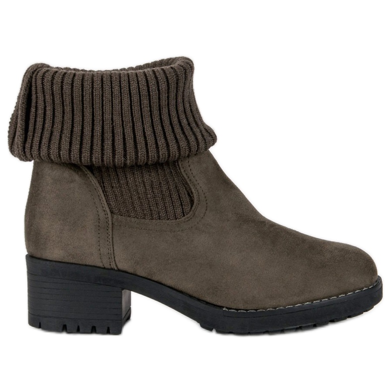 Seastar Hohe Stiefel zum Hineinschlüpfen grün