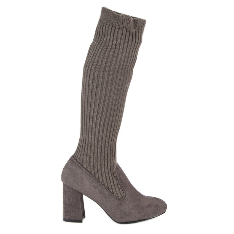 Seastar Eng anliegende graue Stiefel