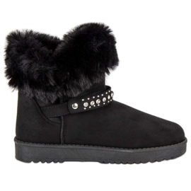 Seastar Mukluki mit Fell schwarz