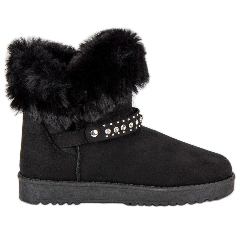Seastar Mukluki mit Fell schwarz