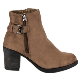 Small Swan Modische Damenstiefel braun