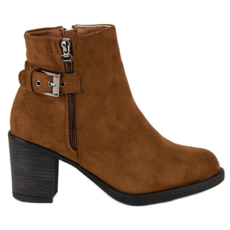 Small Swan Modische Damenstiefel braun