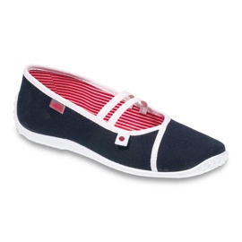 Befado Jugendschuhe 345Q162 marineblau