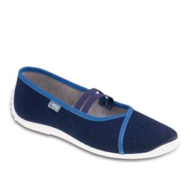 Befado Jugendschuhe 345Q158 marineblau