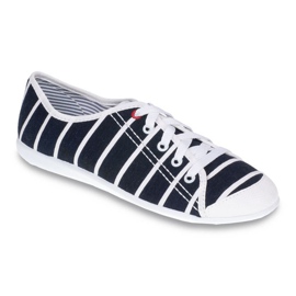 Befado Jugendschuhe 248Q018 weiß marineblau