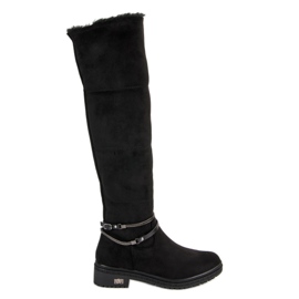 Seastar Wildlederstiefel für Damen schwarz