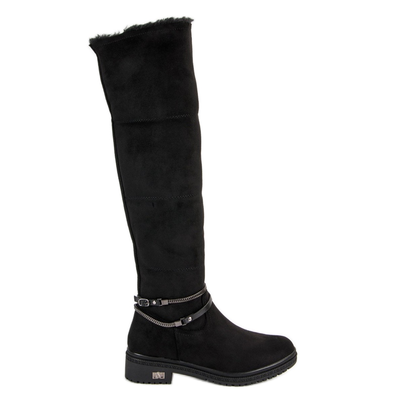 Seastar Wildlederstiefel für Damen schwarz