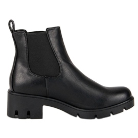 Small Swan Schwarze Chelsea-Stiefel