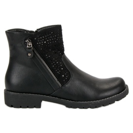 Show It Klassische schwarze Stiefel