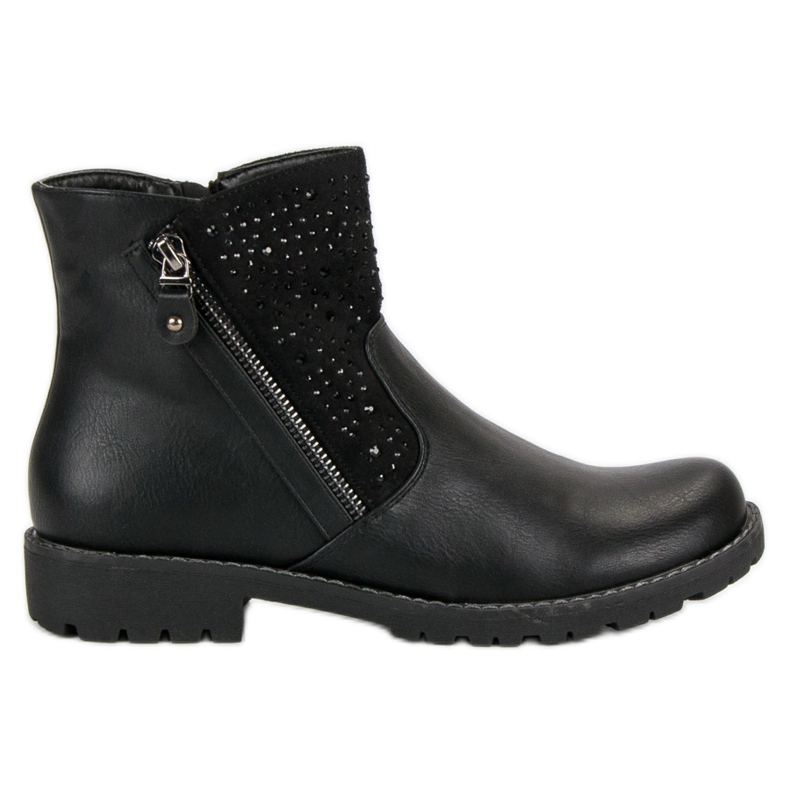 Show It Klassische schwarze Stiefel
