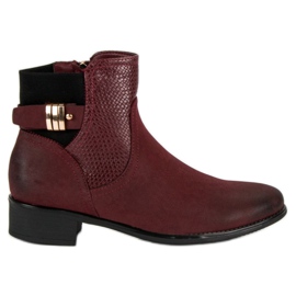 Vinceza Herbststiefel für Damen rot