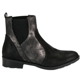 Filippo Elegante Chelsea Boots für Damen schwarz