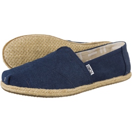 Toms Washed Canvas Rope Sole Damen Alpaegata 9758 blau