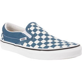 Vans Classic Slip On U78 Schachbrett Corsair True White weiß blau