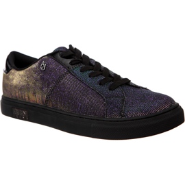 Armani Jeans Damen Sneaker 9252397A659 00243 schwarz lila mehrfarbig
