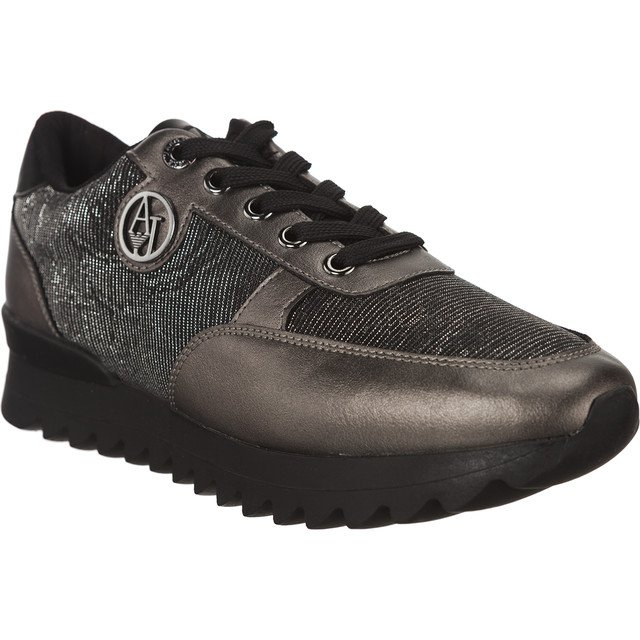 Armani Jeans Frau Sneaker 9250147A674 schwarz mehrfarbig