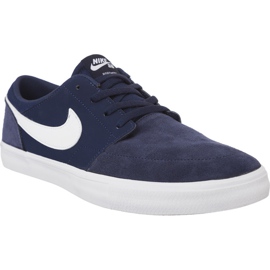 Nike Sb Portmore Ii Ss 410 navy blau