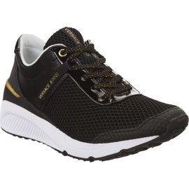 Versace Jeans Turnschuh Donna Dis F1 899 schwarz