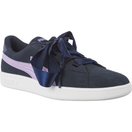 Puma Smash V2 Ribbon Sargasso Sea Purple Rose mehrfarbig marineblau