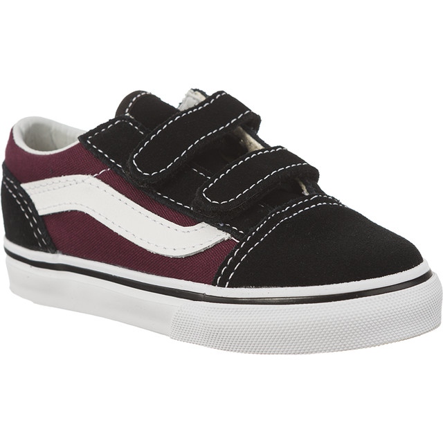 Vans Alte Skool Q7J Black Og Burgund schwarz mehrfarbig rot