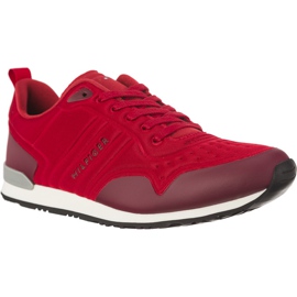 Tommy Hilfiger LOW-CUT-Turnschuhe aus Neopren rot