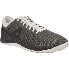 Reebok Crossfit Nano 8 0 Flexweave 030 Hunter Green Coal Chalk grau