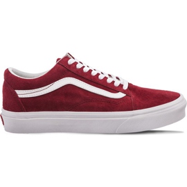 Vans Old Skool Schwein Wildleder U5M Roller True White rot