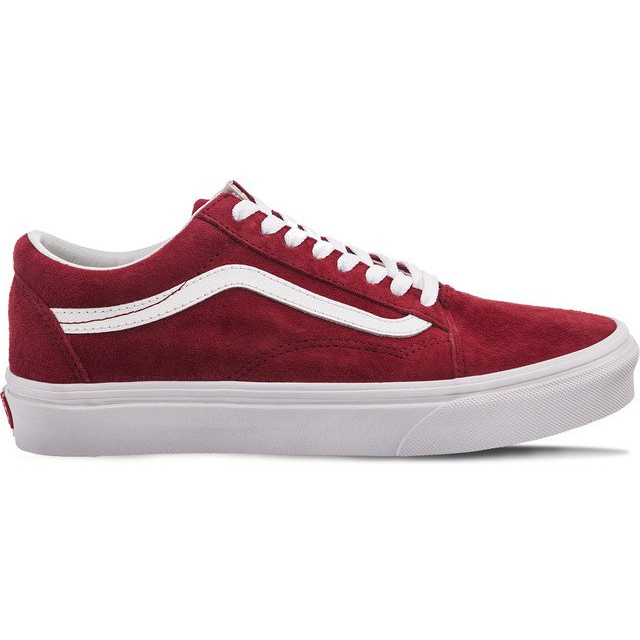Vans Old Skool Schwein Wildleder U5M Roller True White rot