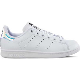Adidas Stan Smith J 272 Schuhe Weiß Metallic Silber Schuhe Weiß