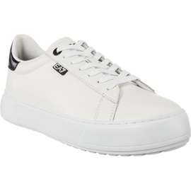 Ea7 Emporio Armani Pelle Sneaker Unisex 2480057A299 00010 weiß
