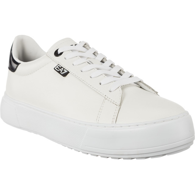 Ea7 Emporio Armani Pelle Sneaker Unisex 2480057A299 00010 weiß