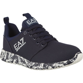 Ea7 Emporio Armani Einfacher Rennfahrer navy blau