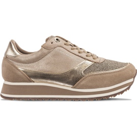 Tommy Hilfiger Metallic Retro Runner 099 Dunkel Taupe braun