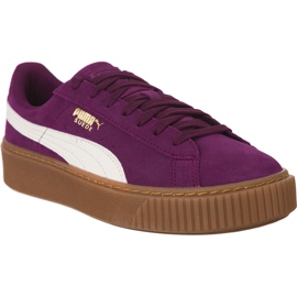 Puma Wildleder-Plattform Snk Jr 603 lila