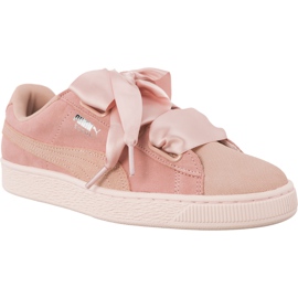 Puma Wildlederherz Pebble Peach Beige Perle rosa
