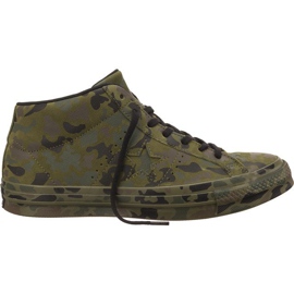 Converse 159746 One Star Utility Camo Mid schwarz grün