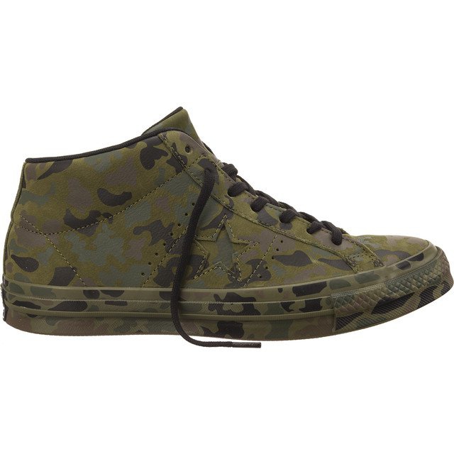 Converse 159746 One Star Utility Camo Mid schwarz grün