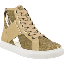 Armani Jeans gewebt Sneaker 7P566-06250 braun gelb