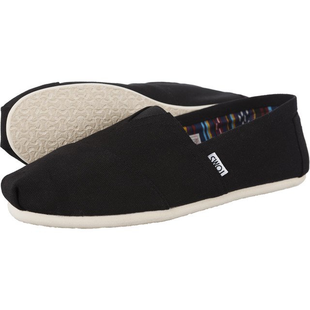 Toms Canvas Herren Klassische Alpargata 862 schwarz