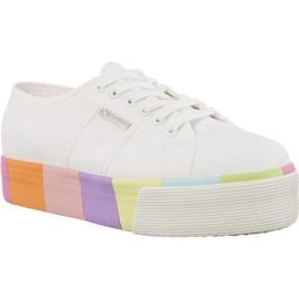 Superga 2790 Cotmultifoxingw G78 White Multicolor weiß mehrfarbig