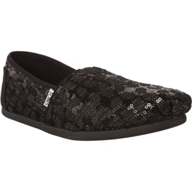 Toms Sequin Glitz Damen Alpargata 925 schwarz