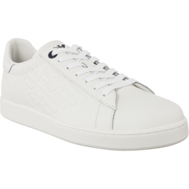 Ea7 Emporio Armani Ledersneaker 248028CC299 00010 weiß