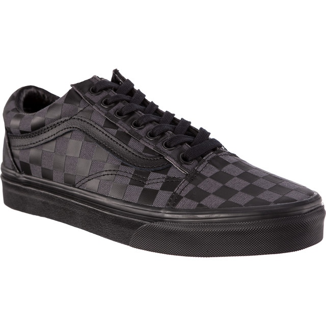 Vans Old Skool U5B Schwarzes Schachbrett mit hoher Dichte