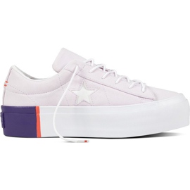 Converse 559902 Ein Stern Barely Traubenrausch Korallenweiß lila rosa
