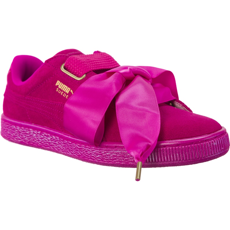 Puma Wildleder Herz Satin WN 401 rosa