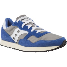 Saucony Dxn Trainer Vintage Grau Blau weiß