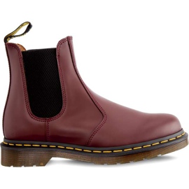 Dr. Martens 2976 Gelber Stich Chelsea Boot Cherry Red rot
