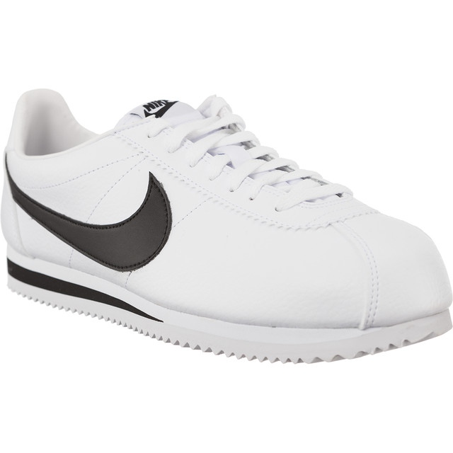 Nike Klassisches Cortez-Leder 100 weiß