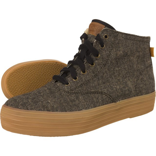 Keds Triple Hallo Slub Tweed 787 braun